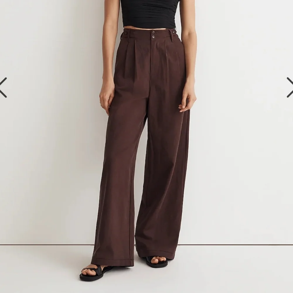 Madewell The Harlow Wide-Leg Pant - Picture 1 of 8